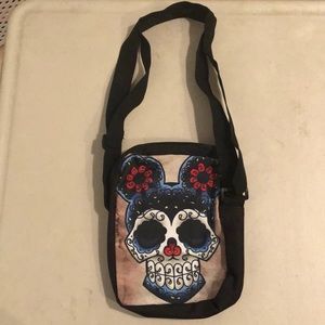 Brand new cross body skull Mickey Mouse bag